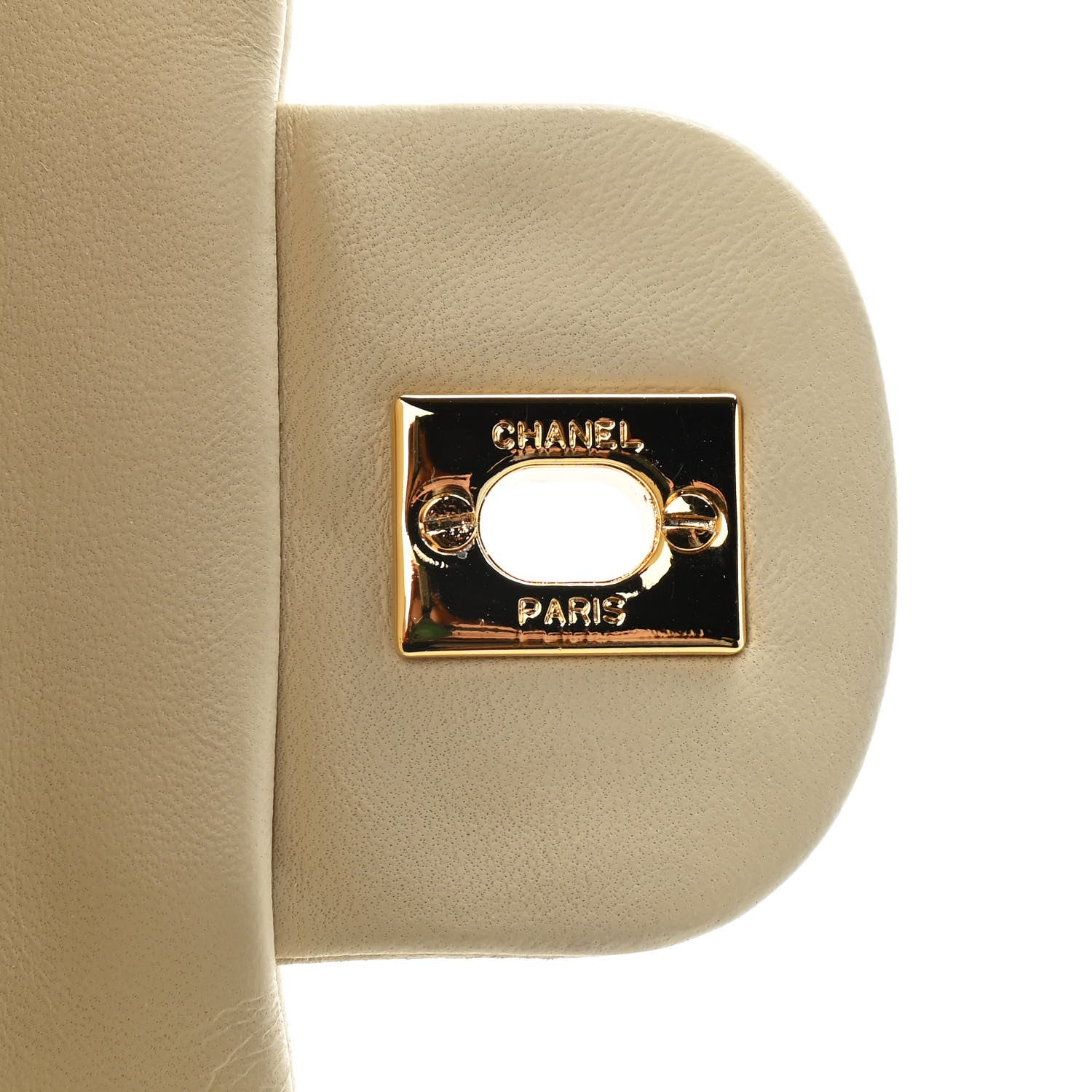 Chanel Lambskin Quilted Small Double Flap Beige 13 of 13