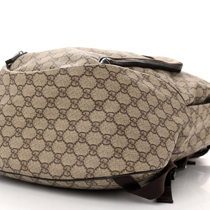 Gucci GG Plus Monogram Interlocking G Medium Backpack Dark Brown 10 of 12