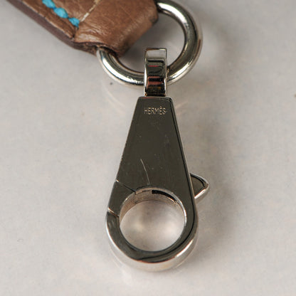 Hermes Togo Kelly Retourne Eclat 35 Etoupe Bleu Azteque 22 of 23