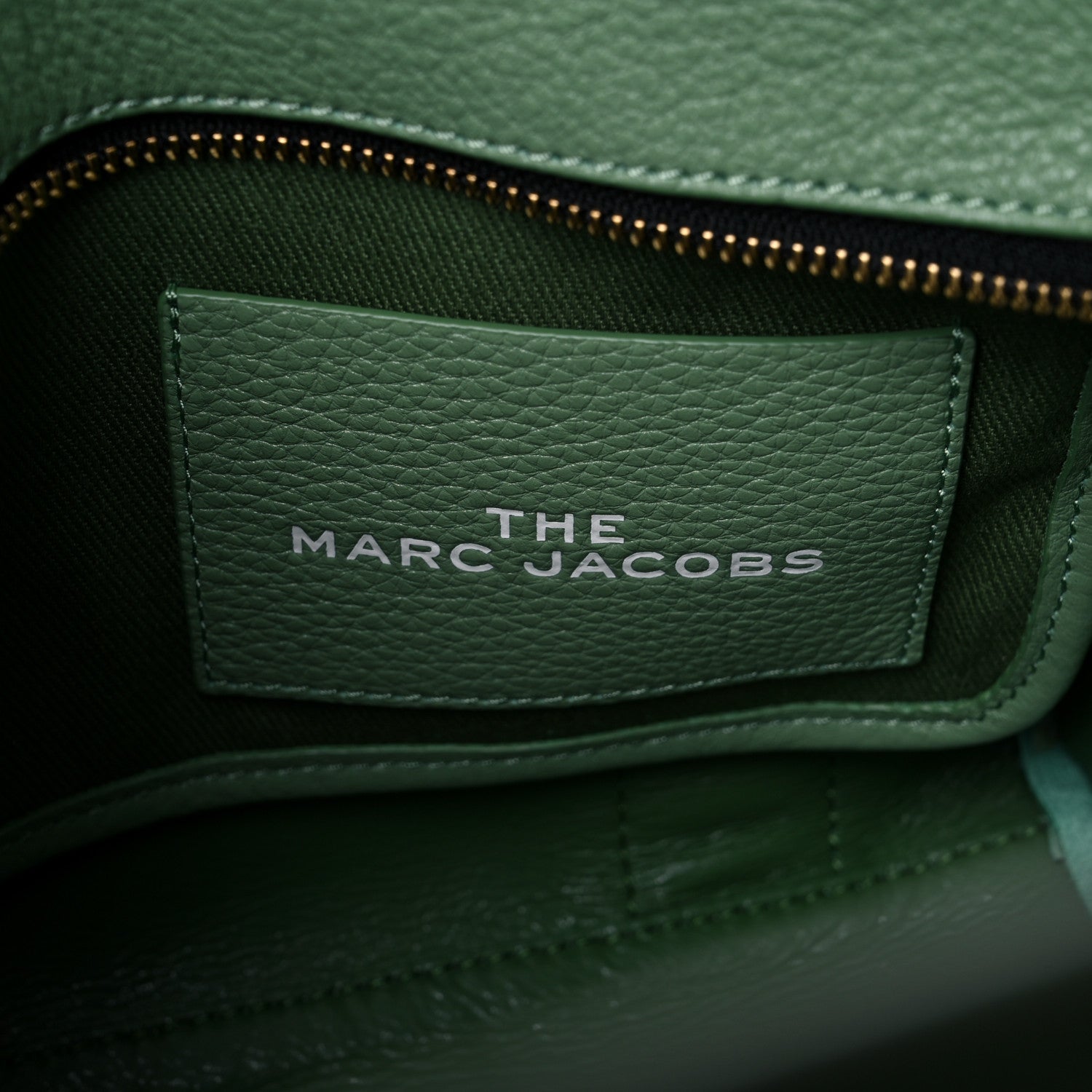 Marc Jacobs Grained Calfskin Small The Tote Bag Aspen Green 6 of 12