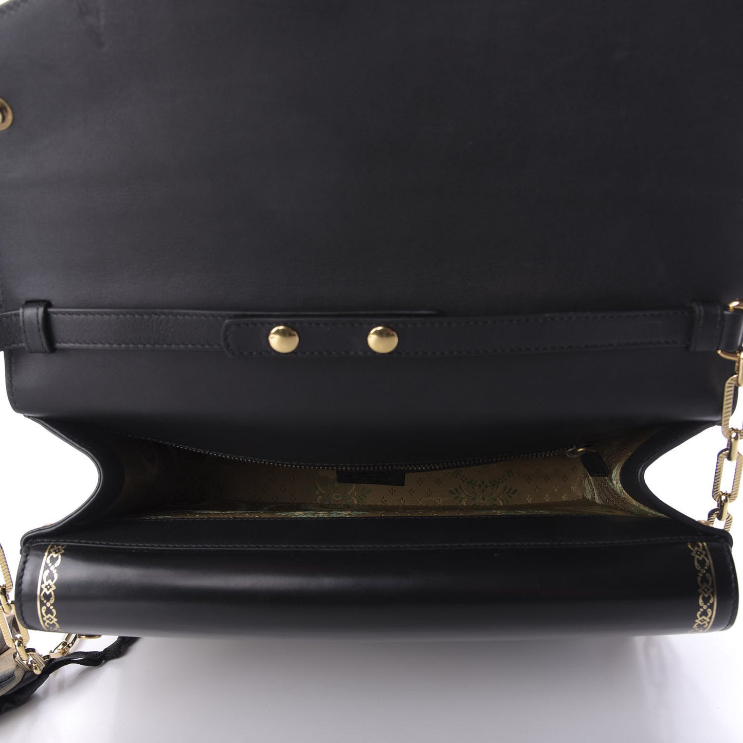 Smooth Calfskin Medium Ottilia Top Handle Bag Black