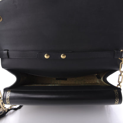 Gucci Smooth Calfskin Medium Ottilia Top Handle Bag Black 6 of 10