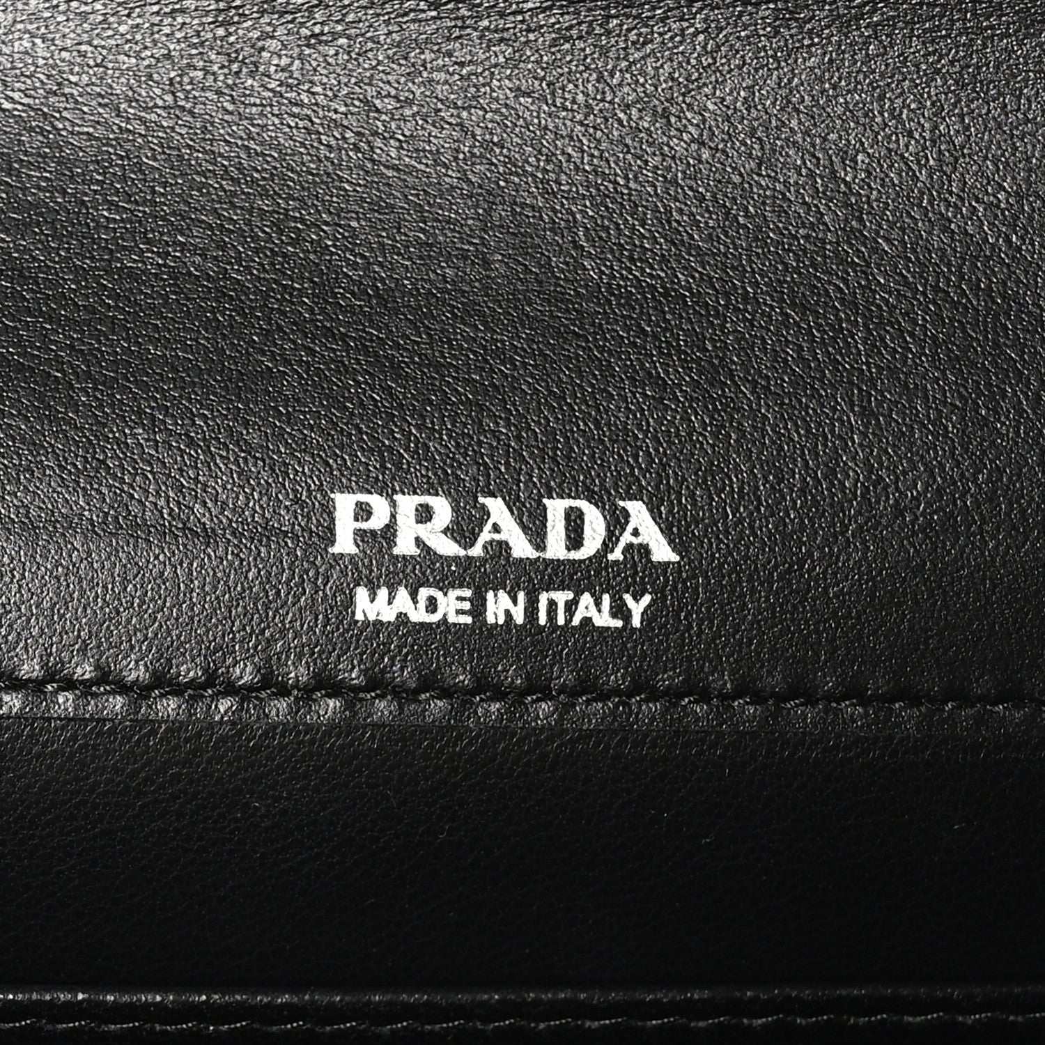 Prada Saffiano City Calf Mini Envelope Bag Black 7 of 11