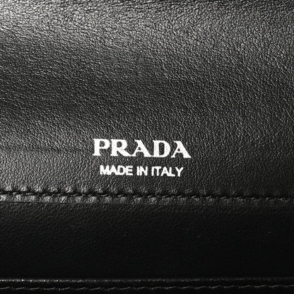 Prada Saffiano City Calf Mini Envelope Bag Black 7 of 11