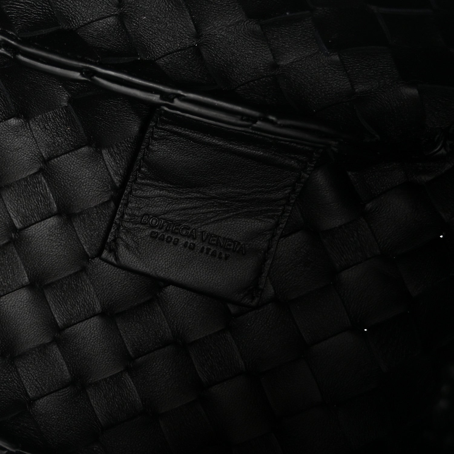 Bottega Veneta Nappa Intrecciato Small Campana Shoulder Bag Black 5 of 9