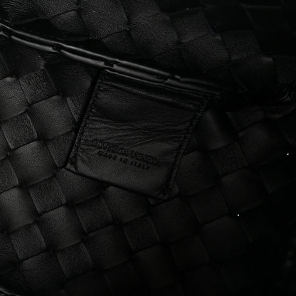 Bottega Veneta Nappa Intrecciato Small Campana Shoulder Bag Black 5 of 9