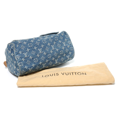 Louis Vuitton Monogram Denim Neo Speedy Blue 3 of 7