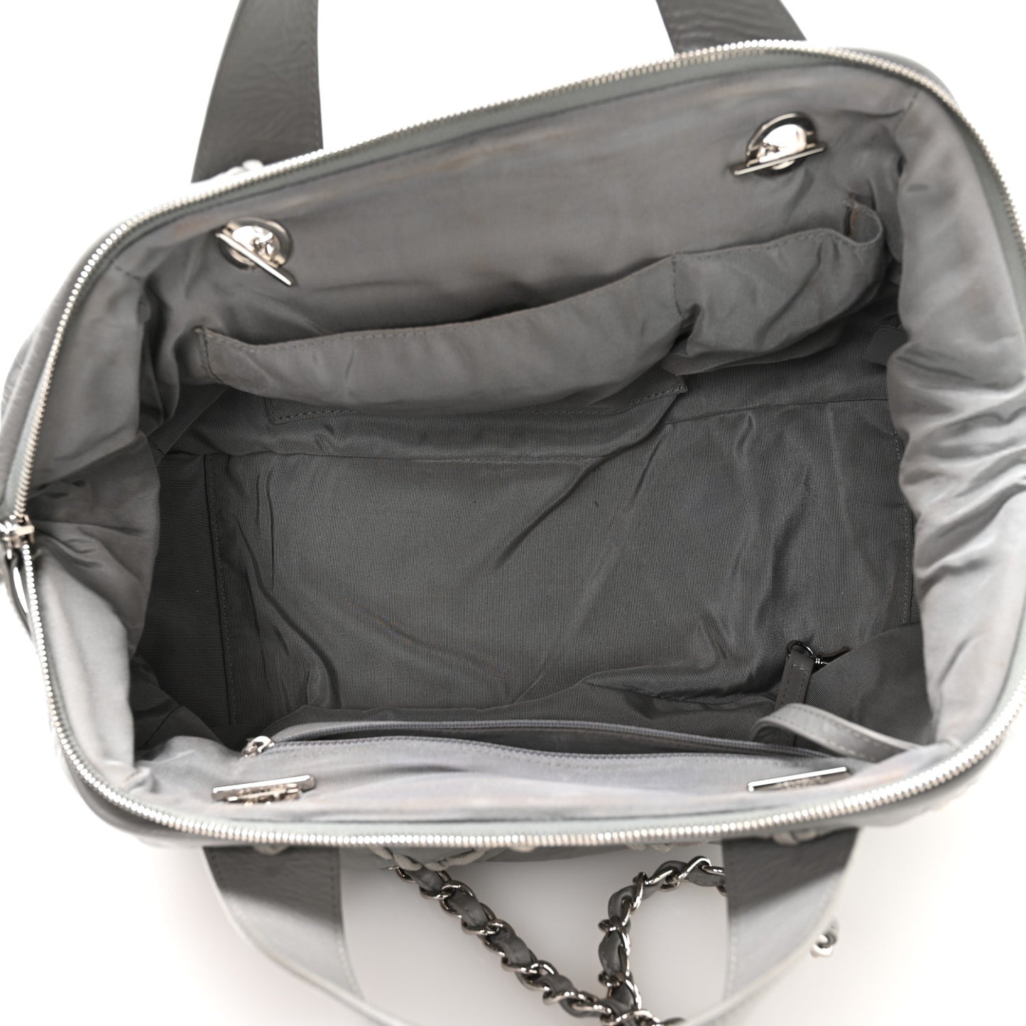 Calfskin Ultra Stitch Bowler Grey