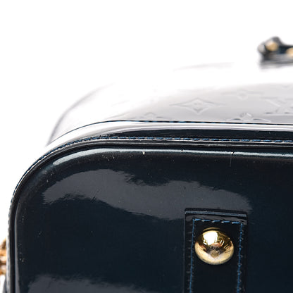 Louis Vuitton Vernis Alma GM Blue Nuit 36 of 42