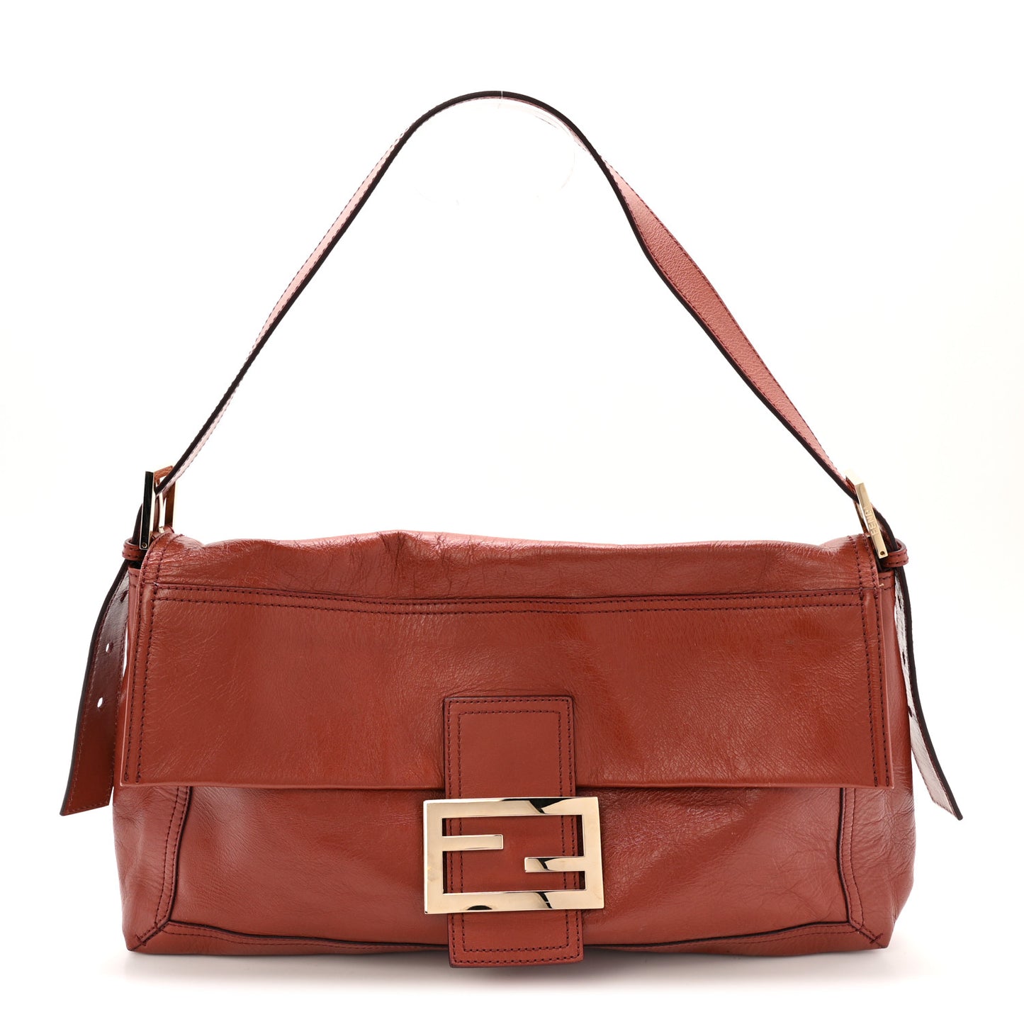 Vitello Acqua Large Convertible Baguette Bag Pompei