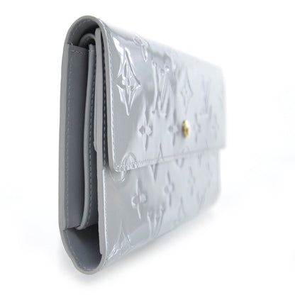Louis Vuitton Vernis Porte Tresor International Wallet Silver 3 of 10