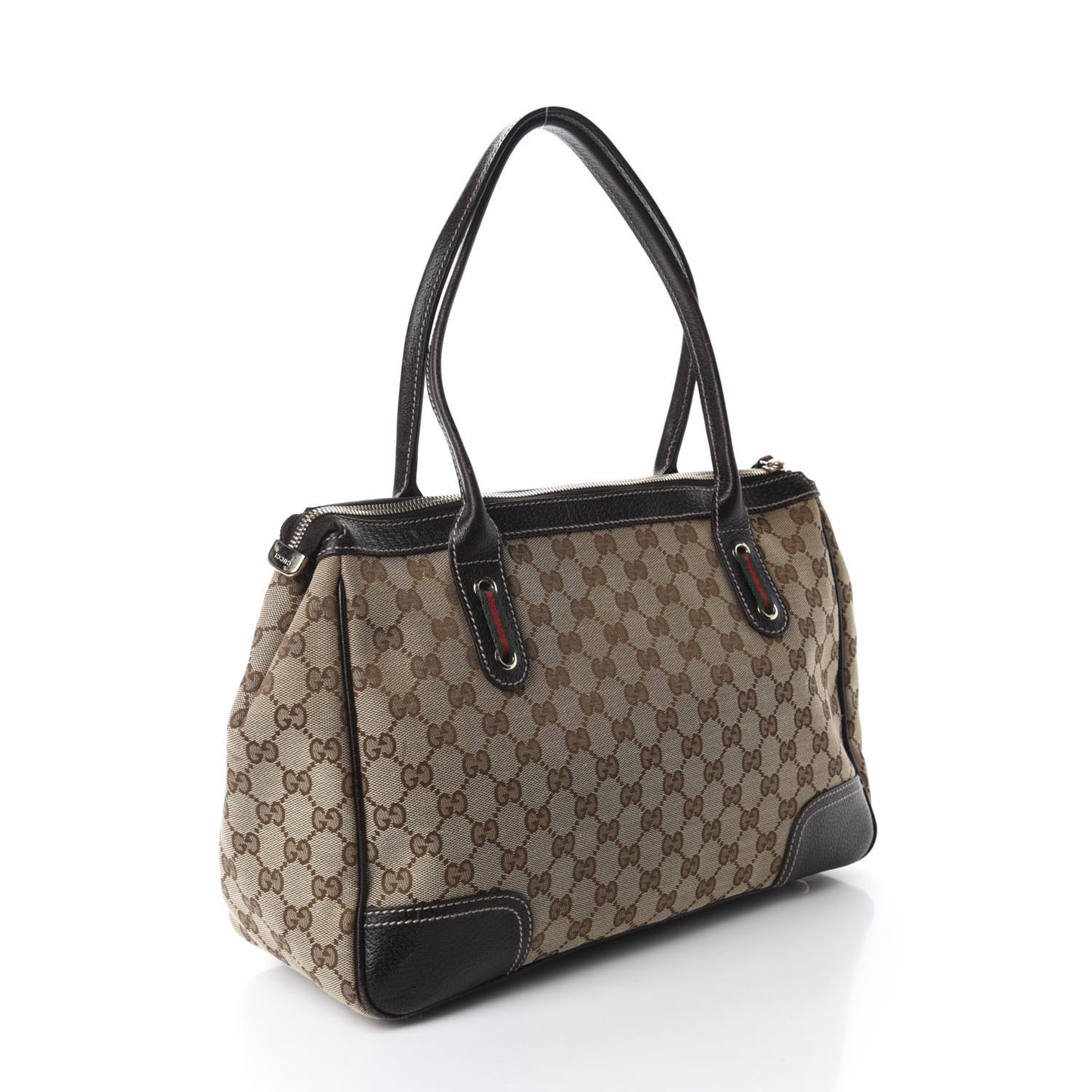 Monogram Medium Princy Tote Dark Brown