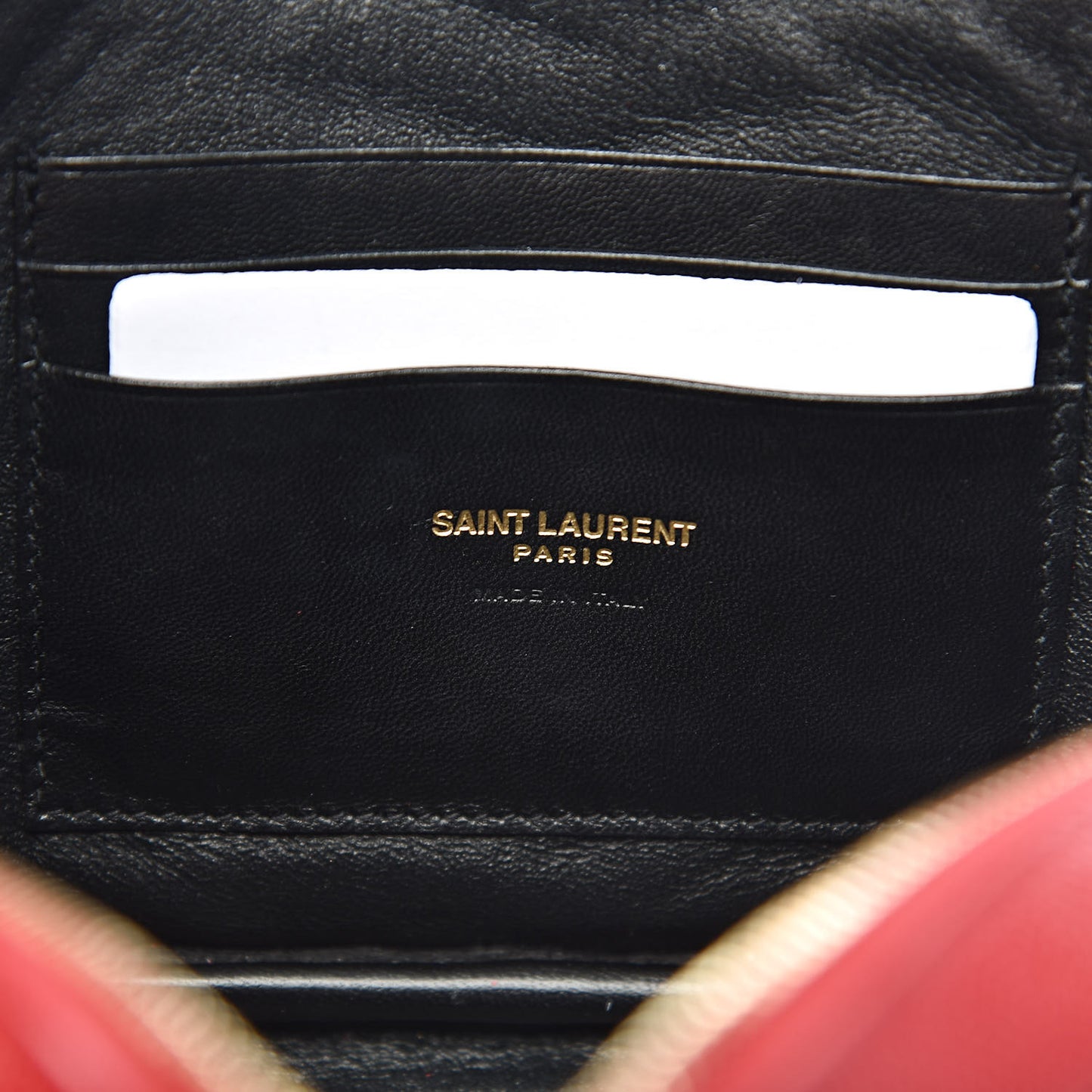 Grain De Poudre Matelasse Monogram Mini Lou Camera Bag Eros Red