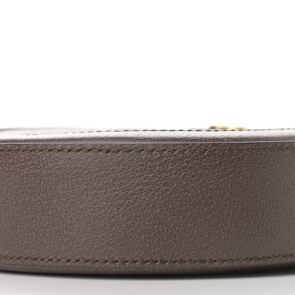 Gucci GG Supreme Monogram Web Mini Ophidia Round Shoulder Bag Brown 9 of 10