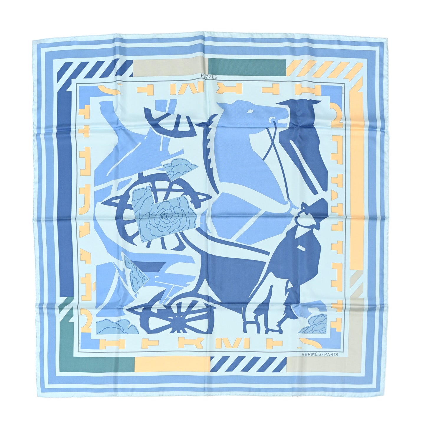 Silk Puzzle Scarf 90