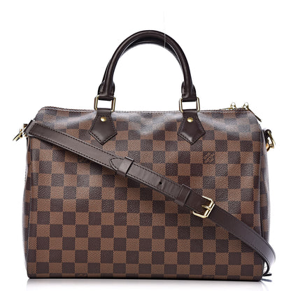 Louis Vuitton Damier Ebene Speedy Bandouliere 30 1 of 14