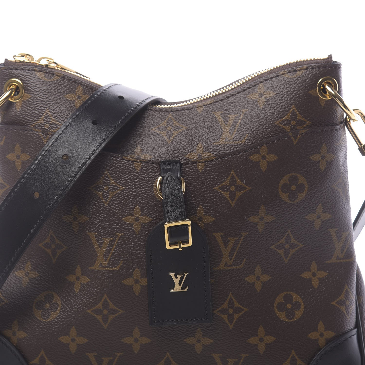 Louis Vuitton Monogram Odeon PM Black 7 of 9