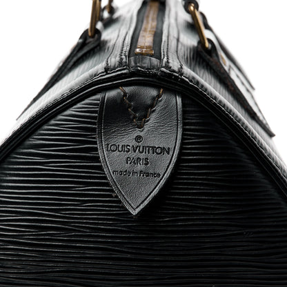 Louis Vuitton LOUIS VUITTON Epi Speedy 25 Black 9 of 13