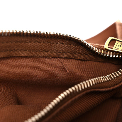 Saint Laurent Calfskin Canvas Medium Muse Two Brown 14 of 23