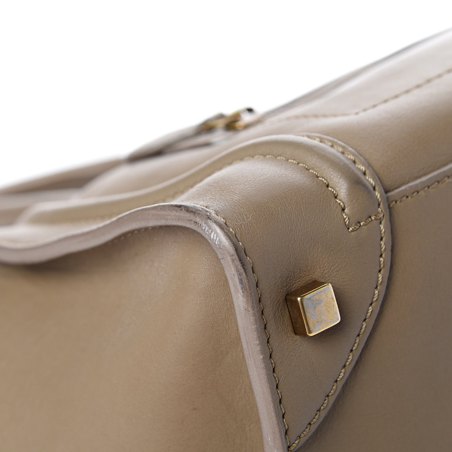 Celine Smooth Calfskin Mini Luggage Dune 9 of 17
