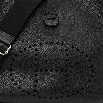 Hermes Taurillon Clemence Evelyne III PM Black 8 of 11