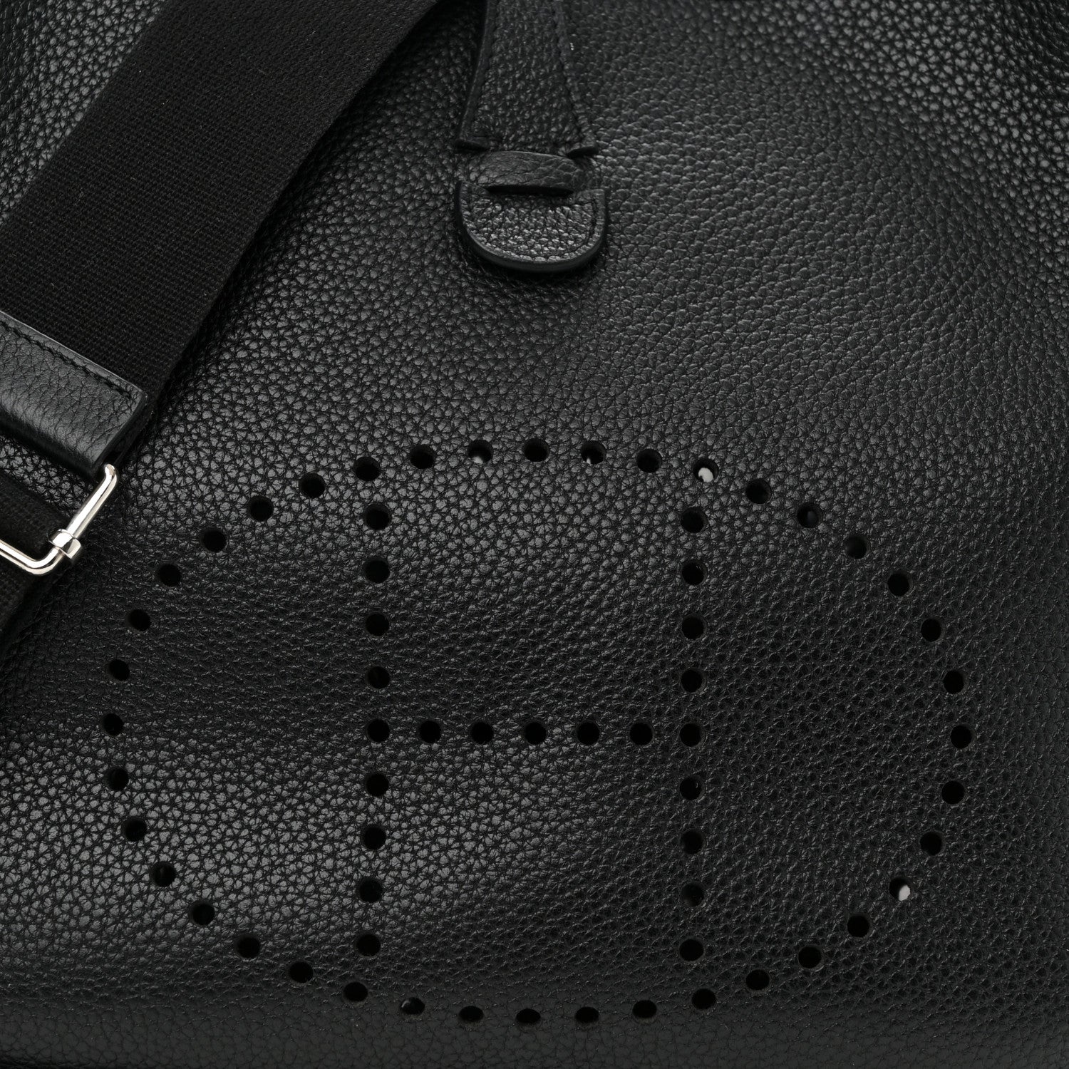 Hermes Taurillon Clemence Evelyne III PM Black 8 of 11