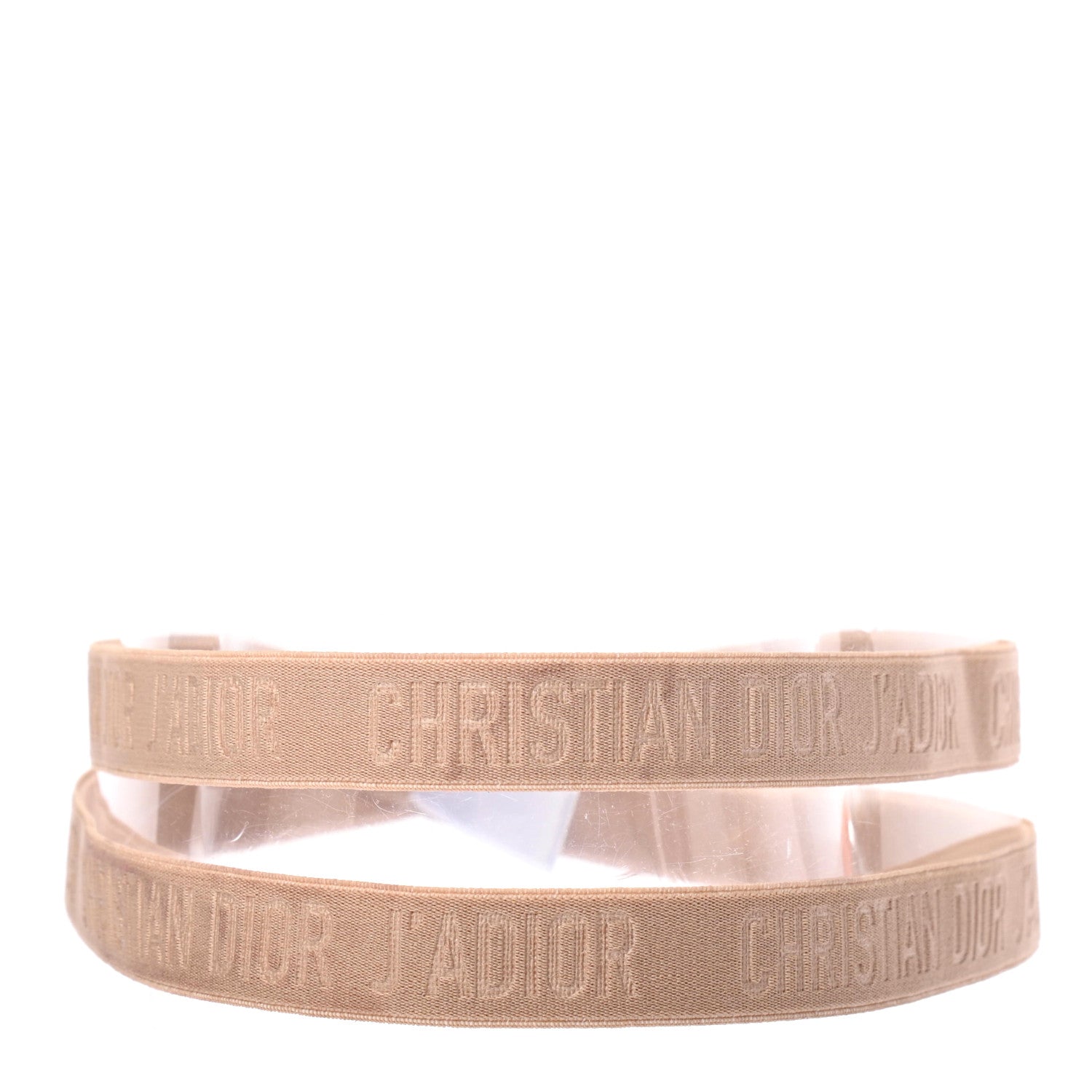 Christian Dior Polyester J'Adior Headband Beige 1 of 4