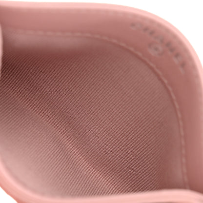 Chanel Caviar Quilted Card Holder Light Pink 5 of 9