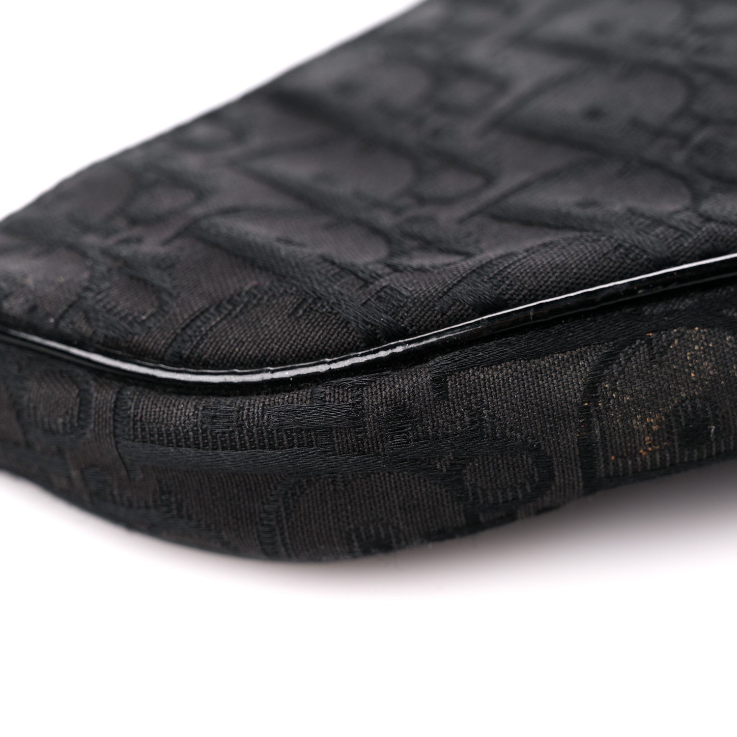 Christian Dior Oblique Monogram Mini Saddle Pochette Black 10 of 18