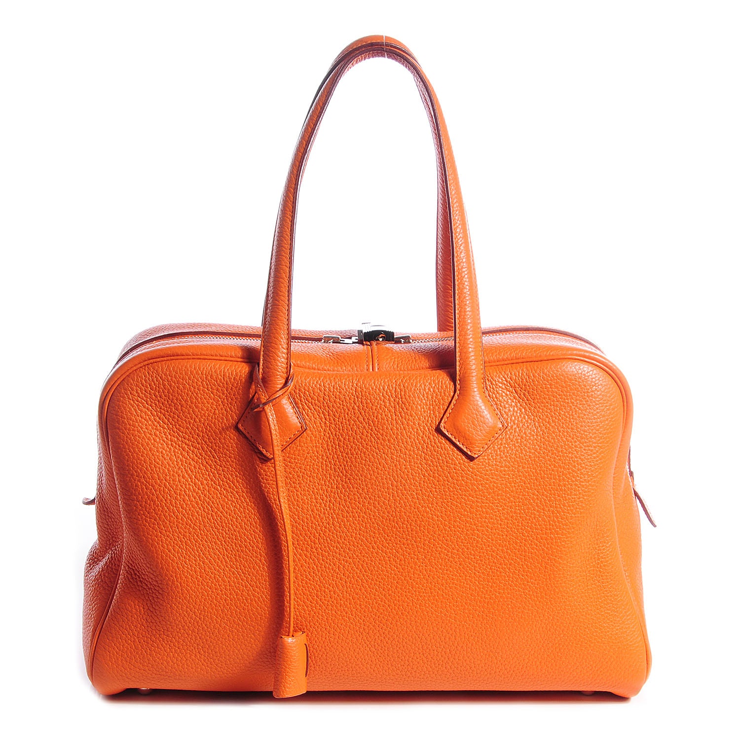 Hermes Taurillon Clemence Victoria II 35 Orange 1 of 24