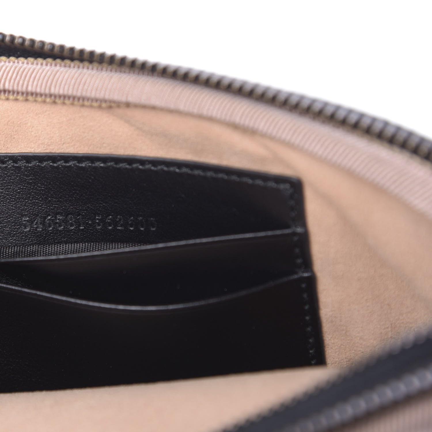 Gucci Calfskin Matelasse Mini GG Marmont Chain Crossbody Bag Black 9 of 12