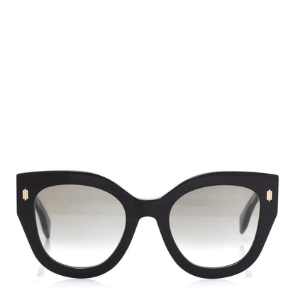 Fendi Acetate Cat Eye Sunglasses FF0435/S Black 2 of 8