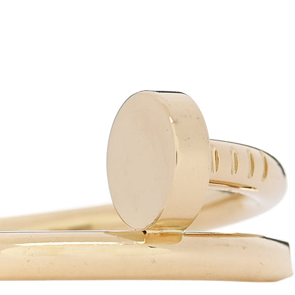 Cartier 18K Yellow Gold Juste Un Clou Ring 55 7.25 4 of 5