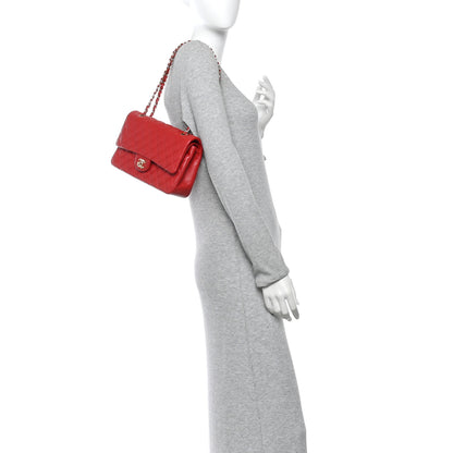 Chanel Lambskin Quilted Medium Double Flap Red 2 of 14