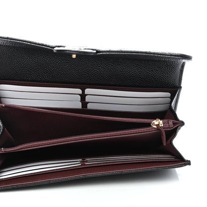 Chanel Caviar Quilted Large Gusset Flap Wallet Black 4 of 4