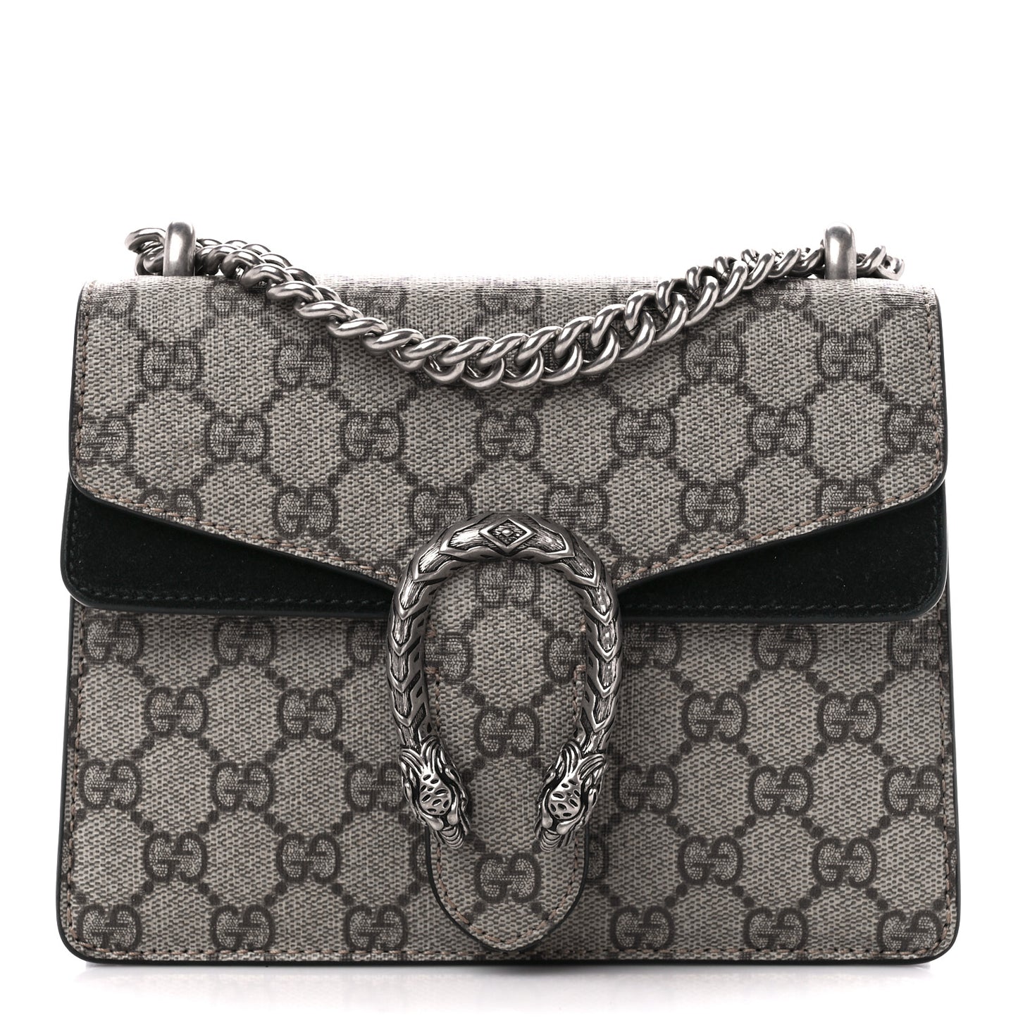 GG Supreme Monogram Mini Dionysus Shoulder Bag Black