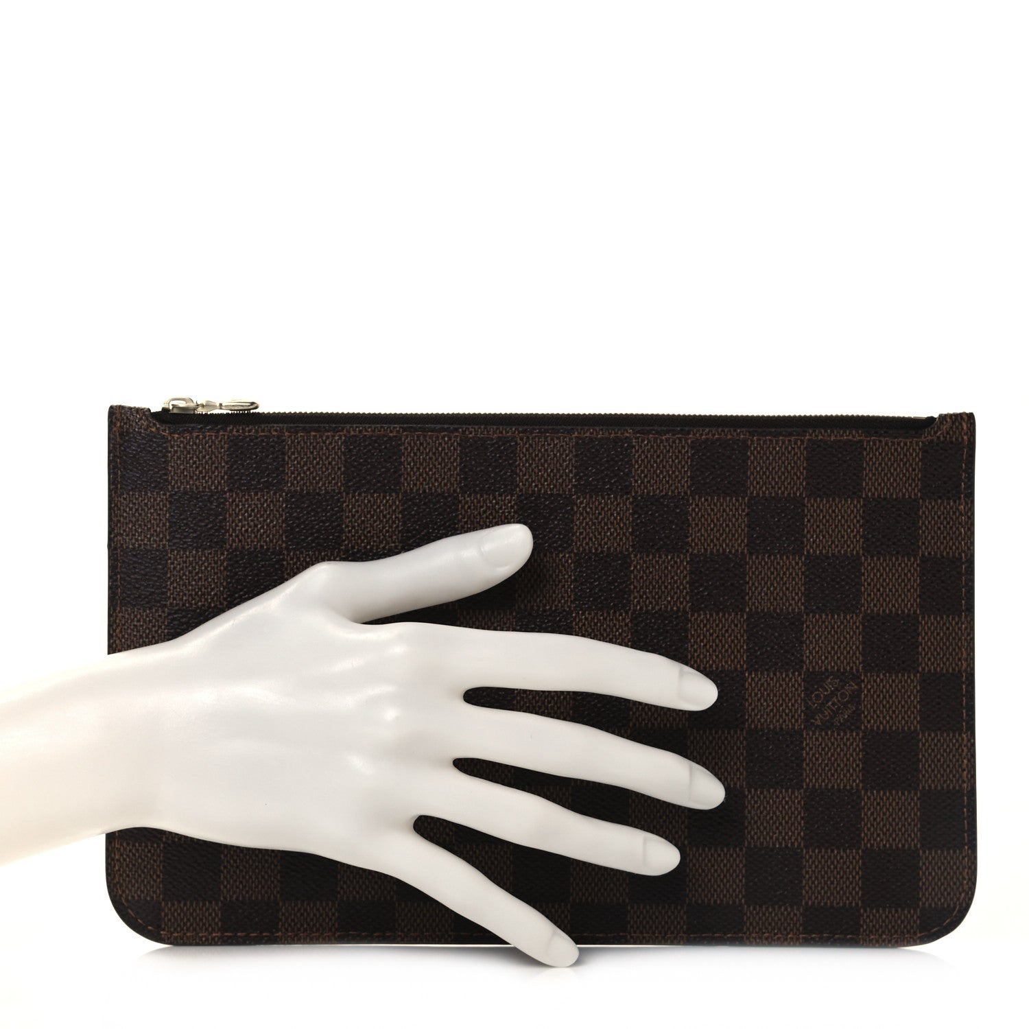 Louis Vuitton Damier Ebene Neverfull MM GM Pochette 2 of 9
