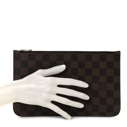 Louis Vuitton Damier Ebene Neverfull MM GM Pochette 2 of 9