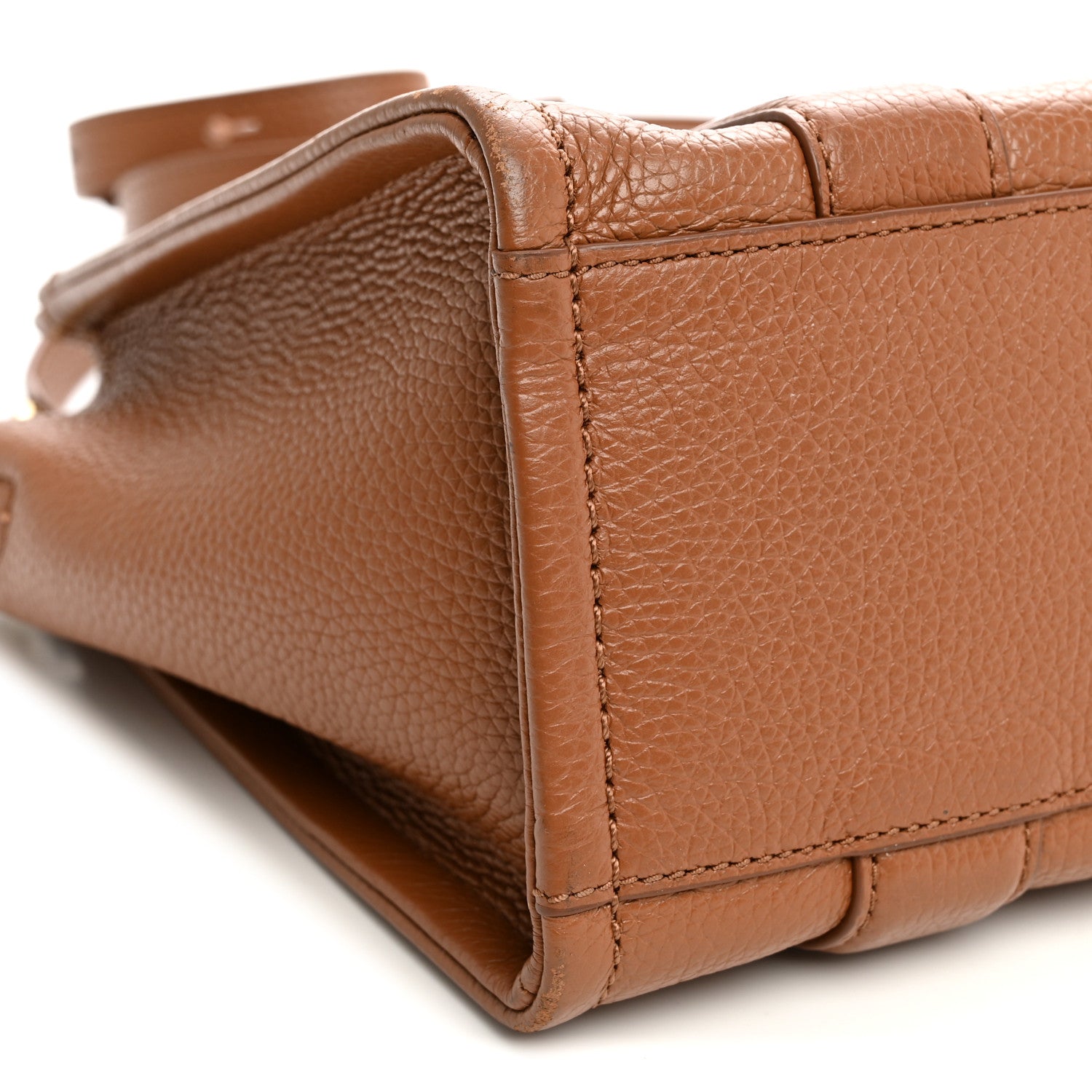 Marc Jacobs Grained Calfskin Small The Tote Bag Argan Oil 9 of 12