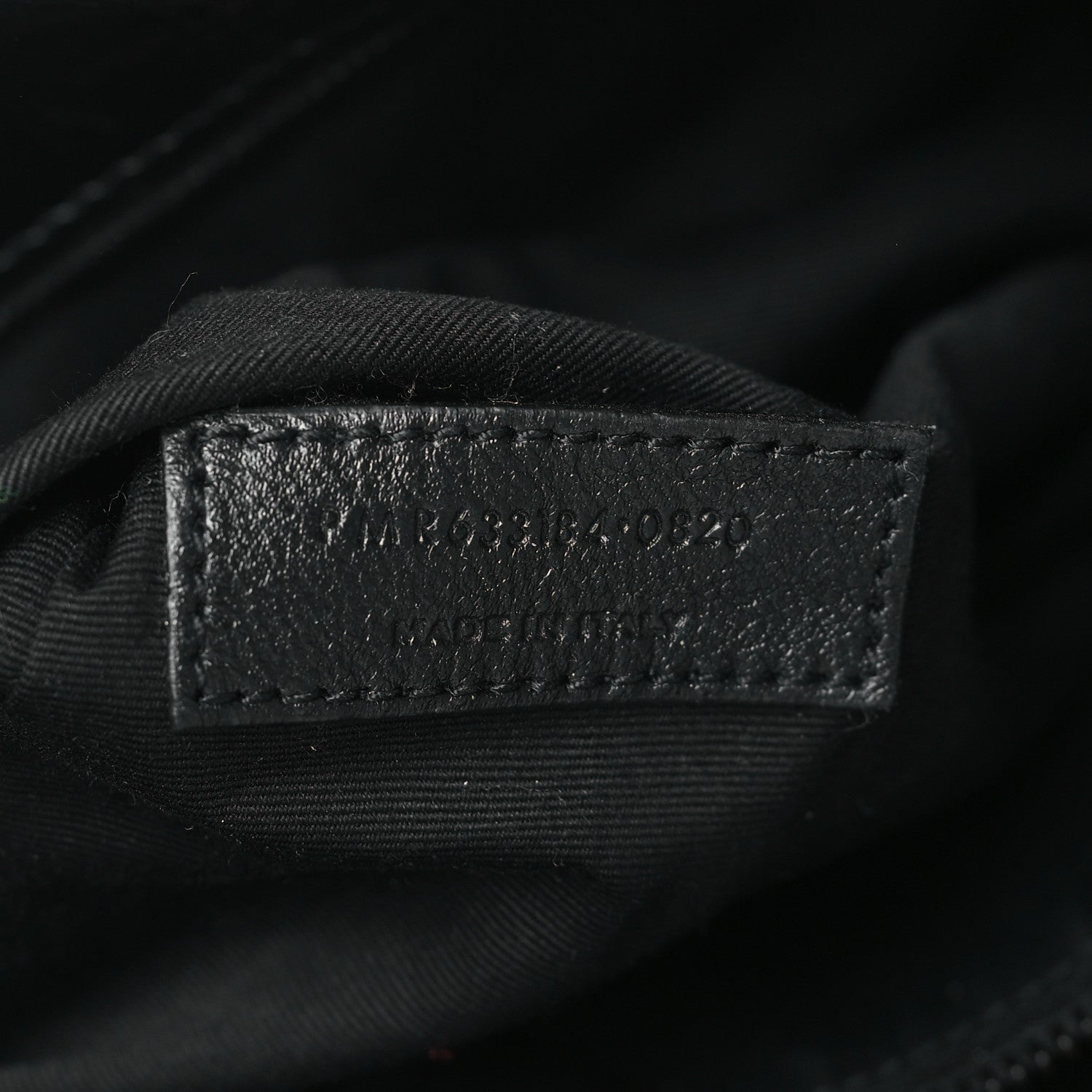 Saint Laurent Crinkled Calfskin Matelasse Monogram Medium Niki Chain Satchel Black 7 of 10