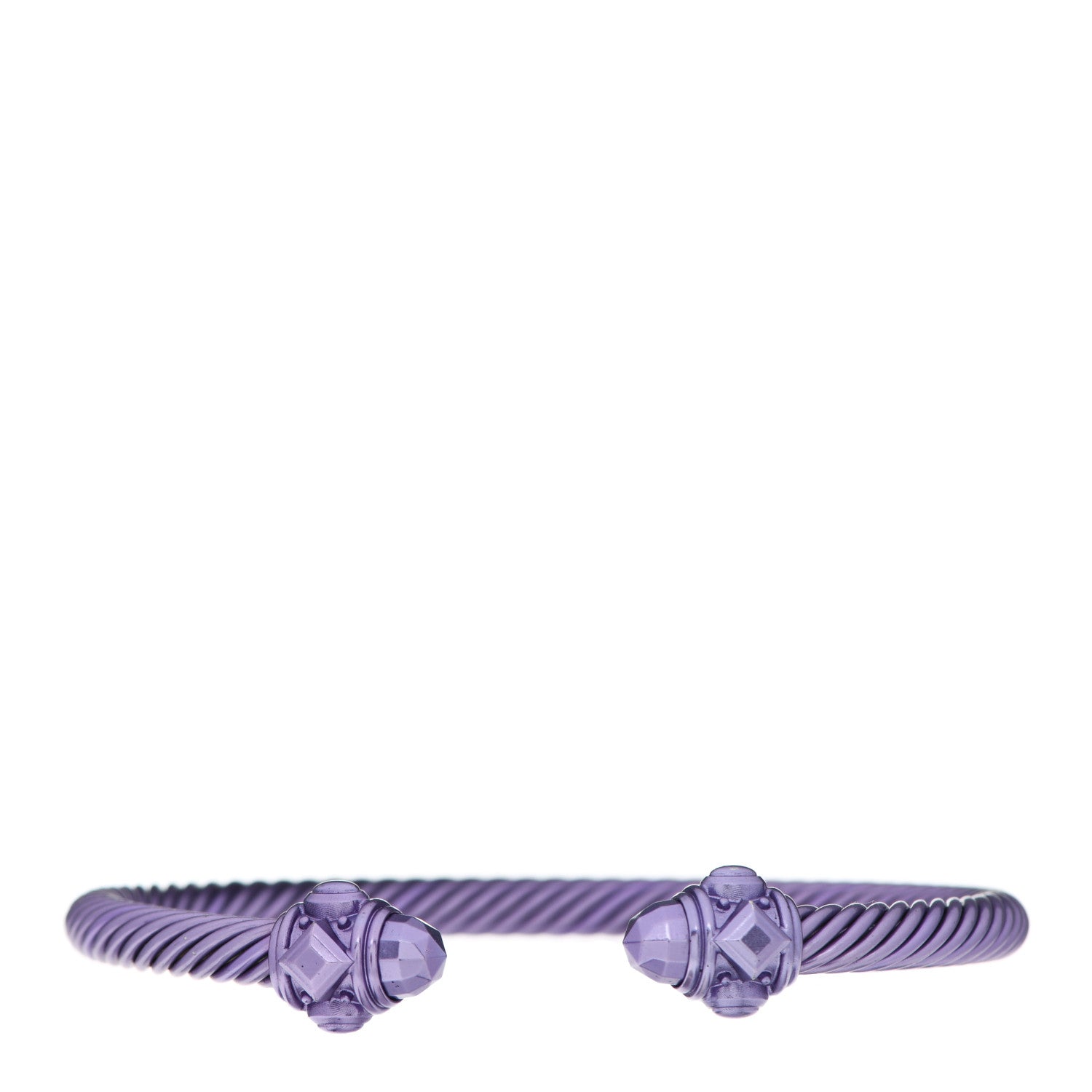 David Yurman Aluminum 5mm Renaissance Bracelet Lavender 1 of 4