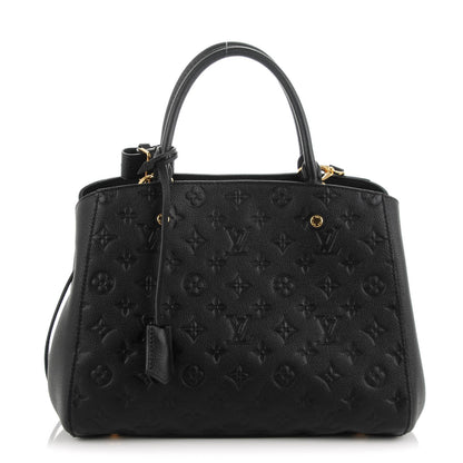 Louis Vuitton Empreinte Montaigne MM Black 1 of 8