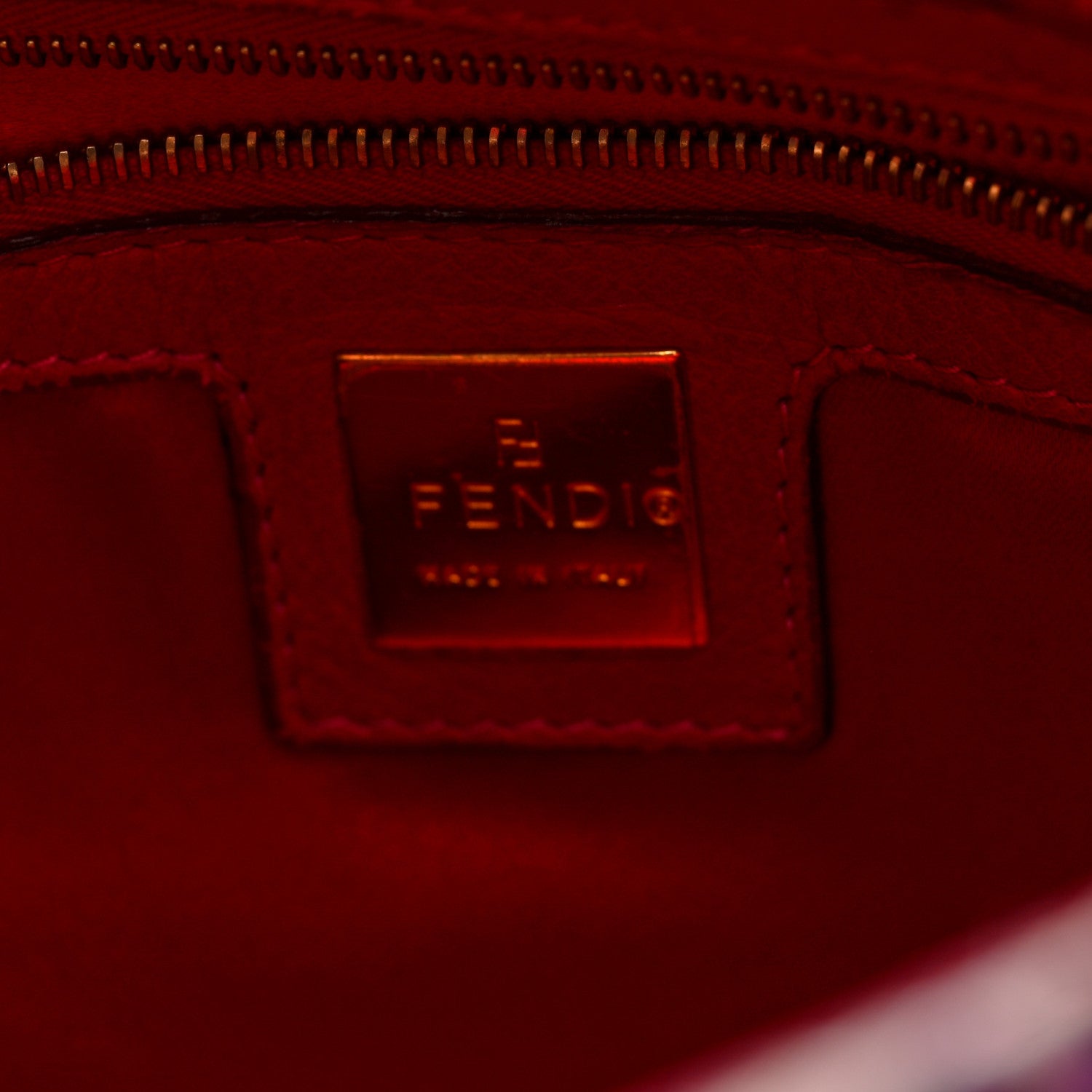 Fendi Sequin Nappa Mama Baguette Pink Multicolor 6 of 9