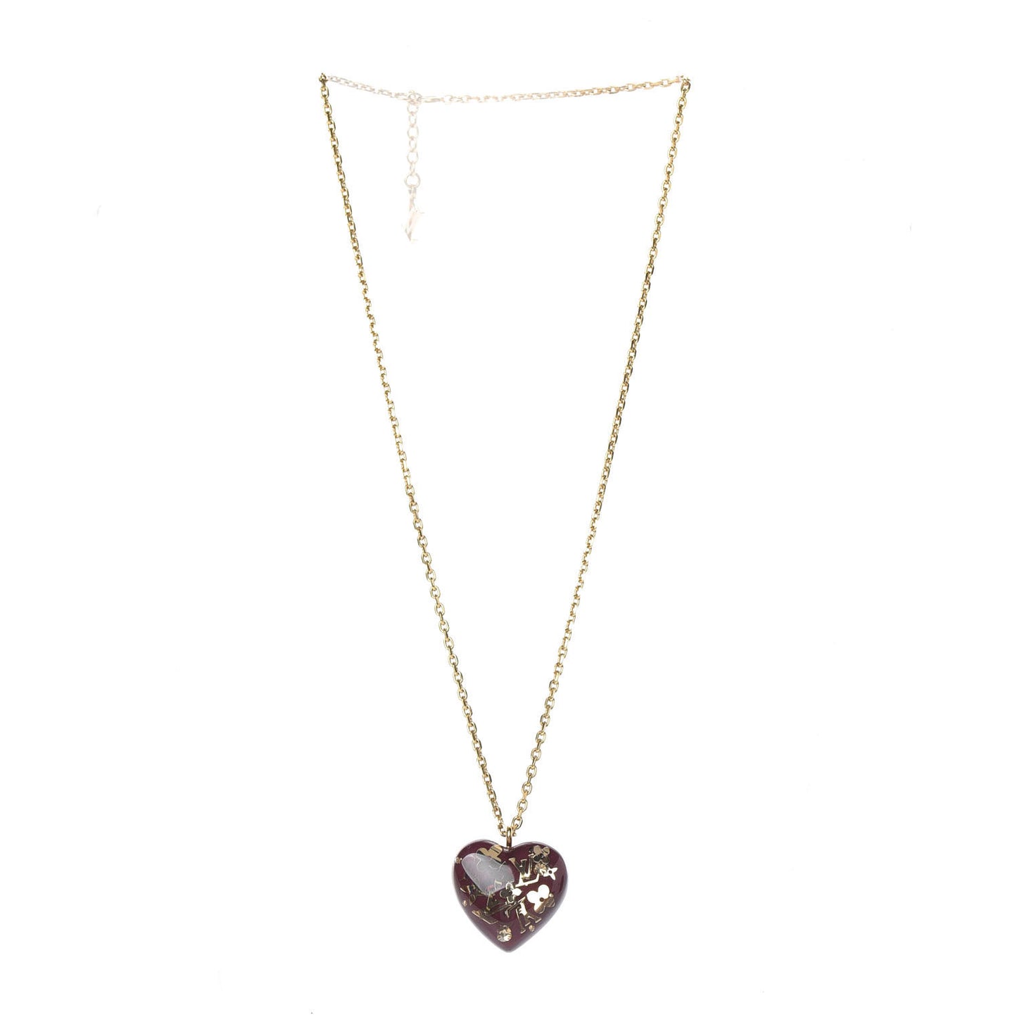 Inclusion Heart Necklace Rouge Fauviste