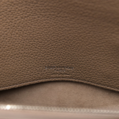 Saint Laurent Grained Calfskin Small Supple Sac De Jour Dark Beige 5 of 12