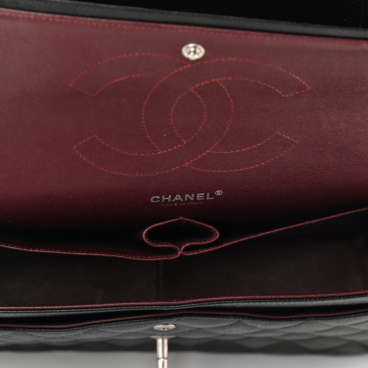 Chanel Caviar Quilted Jumbo Double Flap Black 5 of 11
