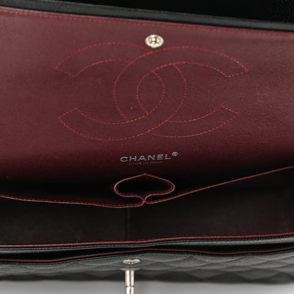Chanel Caviar Quilted Jumbo Double Flap Black 5 of 11