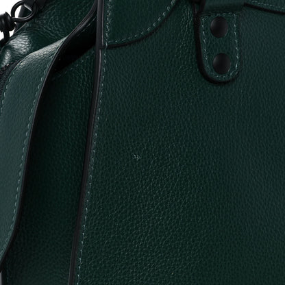 Balenciaga Grained Calfskin Neo Classic Matte Black Hardware S City Forest Green 11 of 12