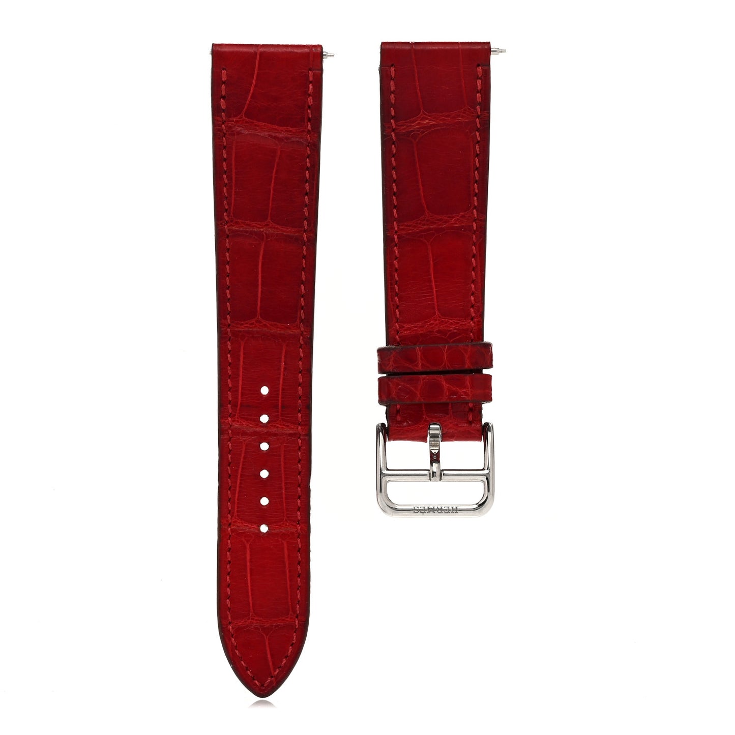 Alligator Heure H Hour Watch 30mm Strap Framboise