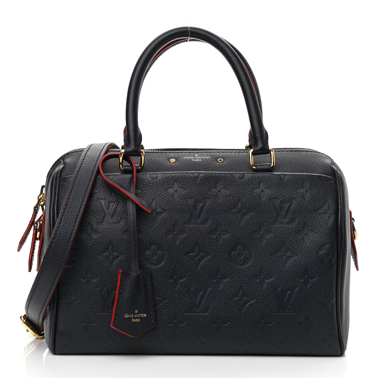 Louis Vuitton Empreinte Speedy Bandouliere 25 NM Marine Rouge 1 of 9